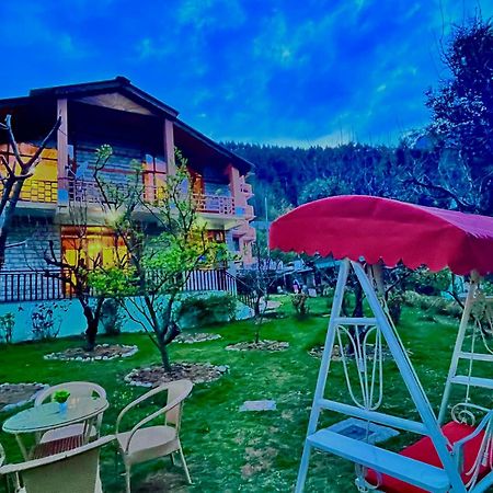 The Manu Emerald # Farmhouse # Top Selling Cottage In Manali # Peaceful Heritage Cozy Stay # Lawn With Bonfire # Most Awarded 외부 사진