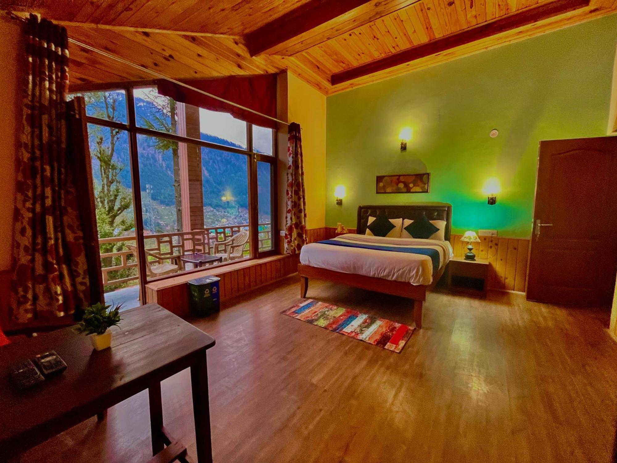 The Manu Emerald # Farmhouse # Top Selling Cottage In Manali # Peaceful Heritage Cozy Stay # Lawn With Bonfire # Most Awarded 외부 사진