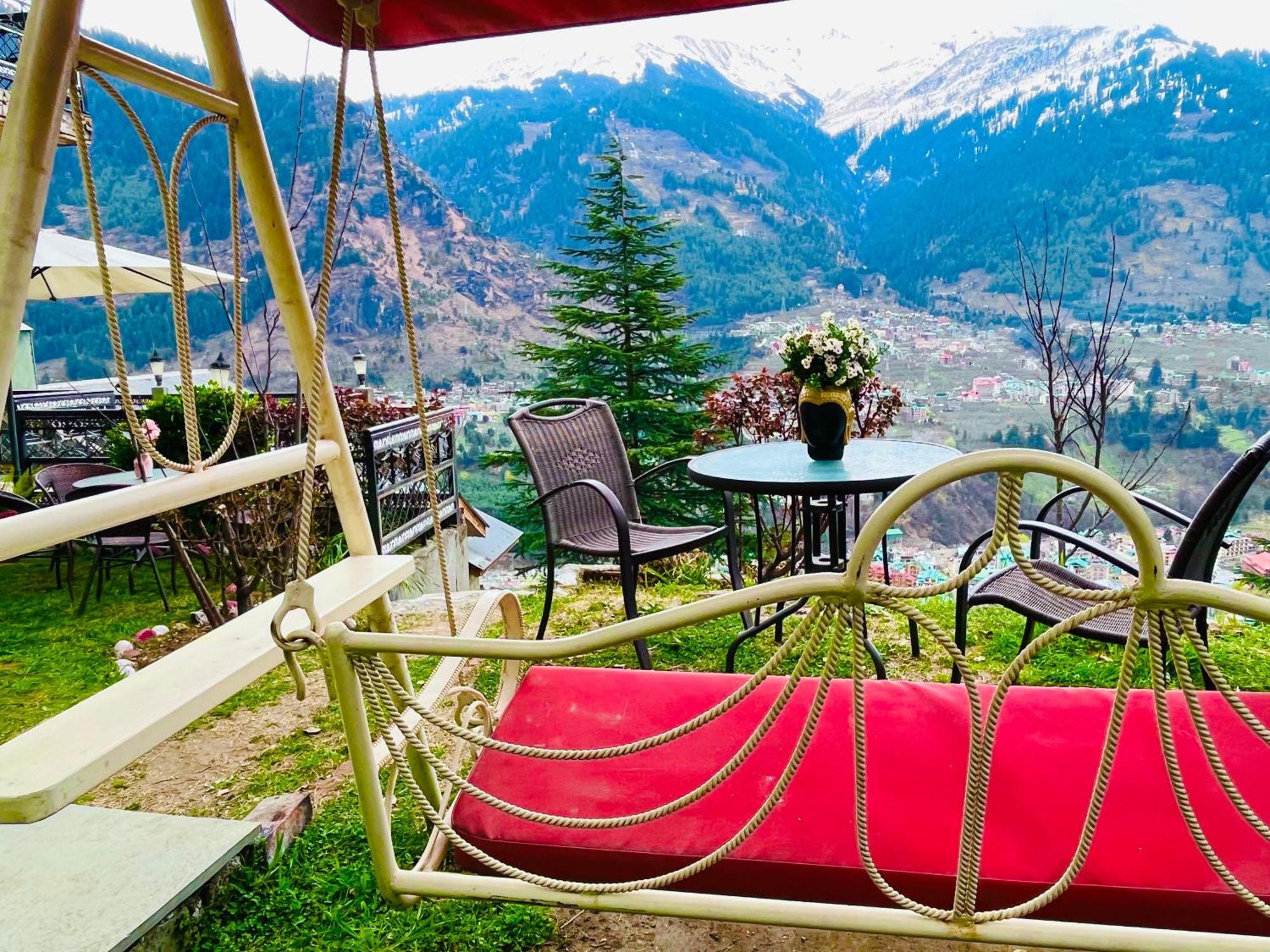 The Manu Emerald # Farmhouse # Top Selling Cottage In Manali # Peaceful Heritage Cozy Stay # Lawn With Bonfire # Most Awarded 외부 사진