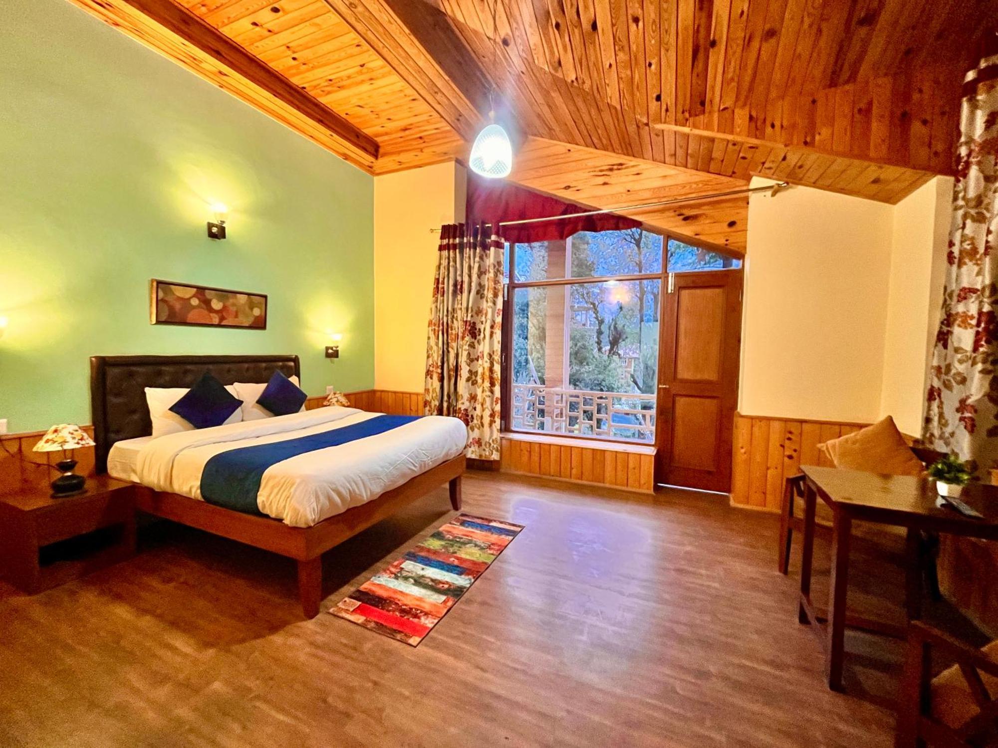 The Manu Emerald # Farmhouse # Top Selling Cottage In Manali # Peaceful Heritage Cozy Stay # Lawn With Bonfire # Most Awarded 외부 사진