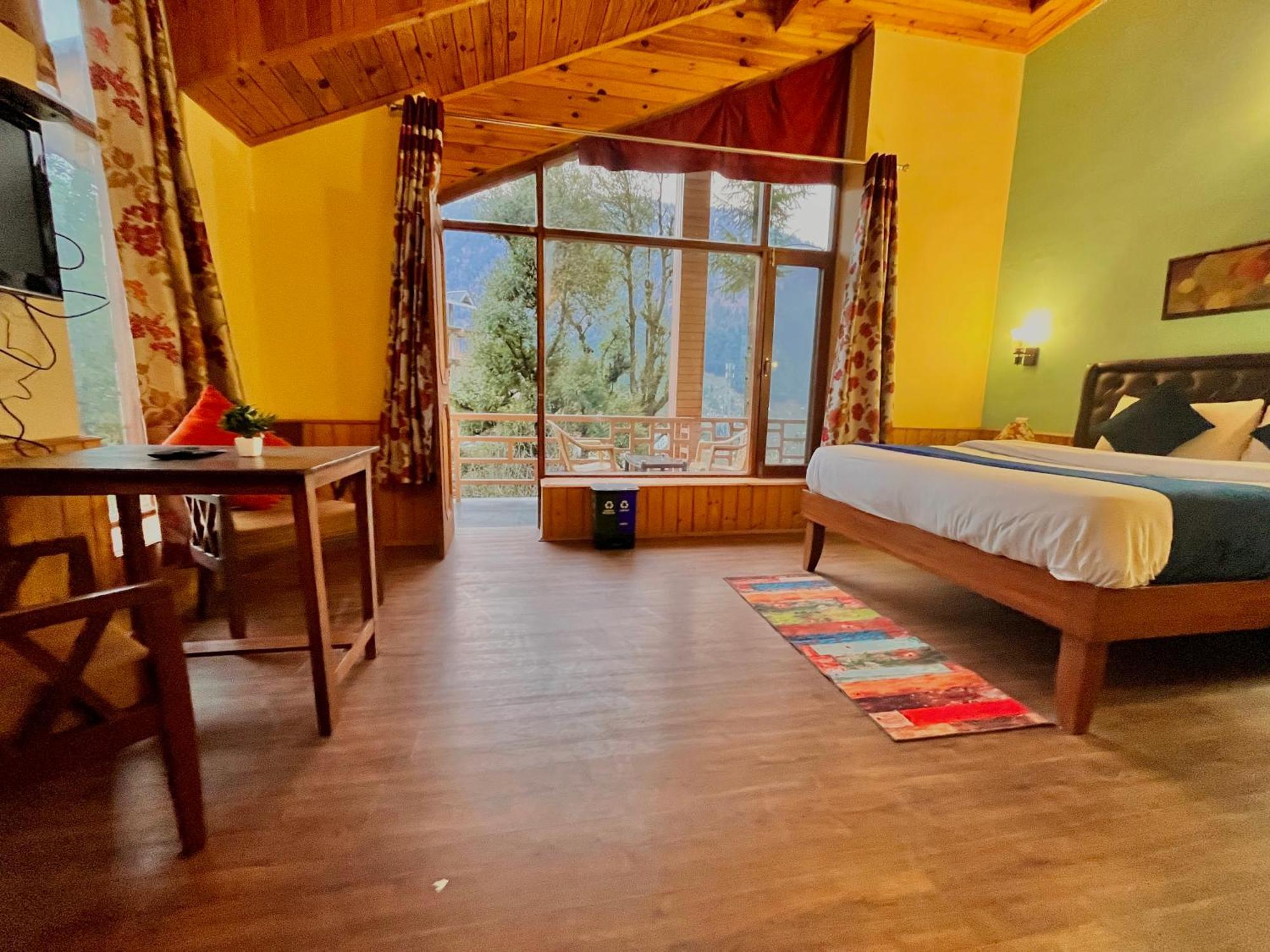 The Manu Emerald # Farmhouse # Top Selling Cottage In Manali # Peaceful Heritage Cozy Stay # Lawn With Bonfire # Most Awarded 외부 사진