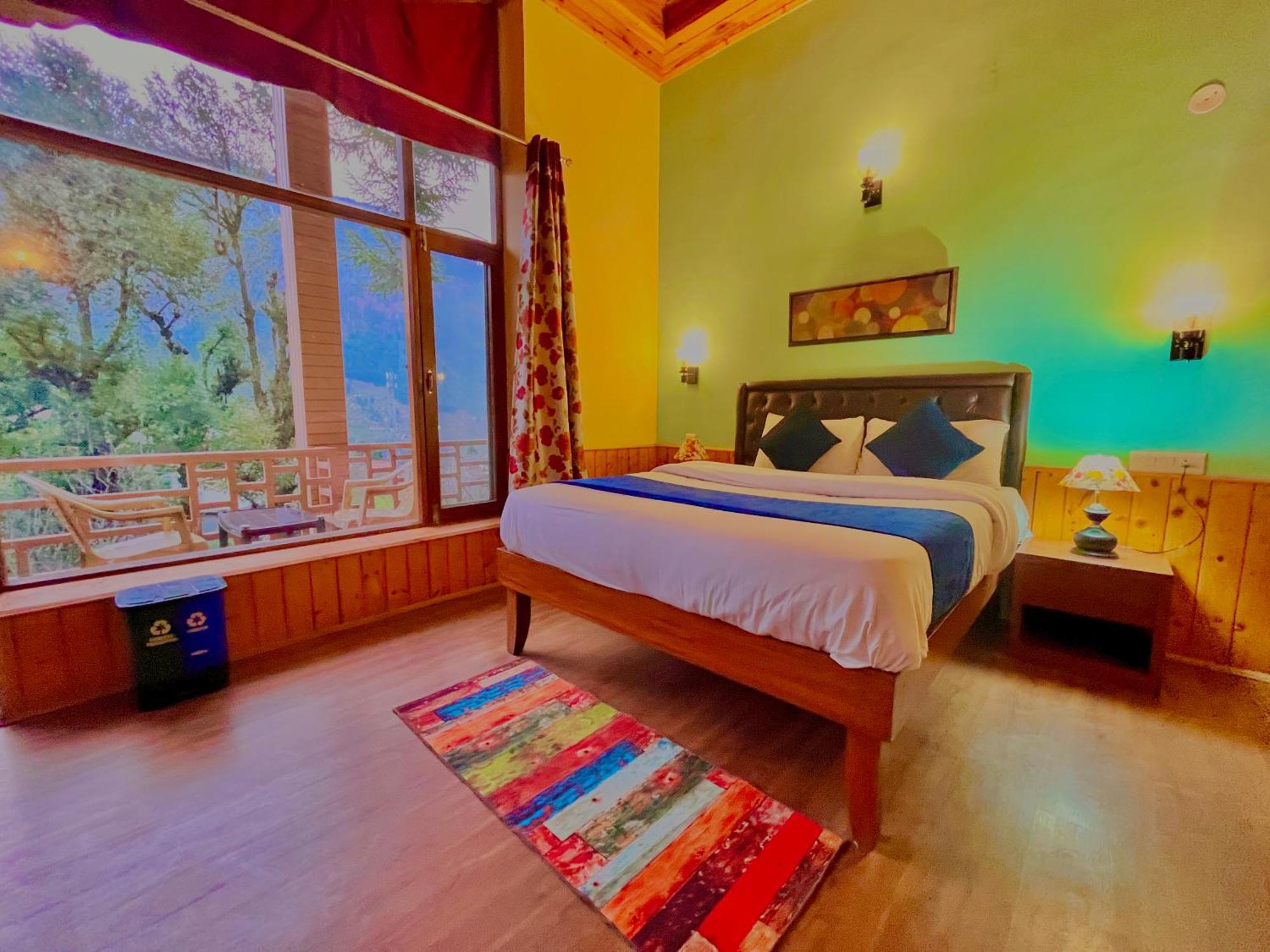 The Manu Emerald # Farmhouse # Top Selling Cottage In Manali # Peaceful Heritage Cozy Stay # Lawn With Bonfire # Most Awarded 외부 사진
